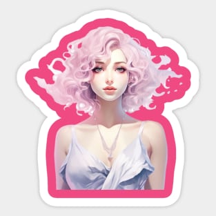 Anime Beauty Sticker